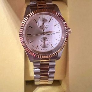 Invicta Specialty Lady silver and gold watch